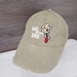 Hair Of The Dog Hat Mens Baseball Cap Adjustable Funny Embroidered Graphic